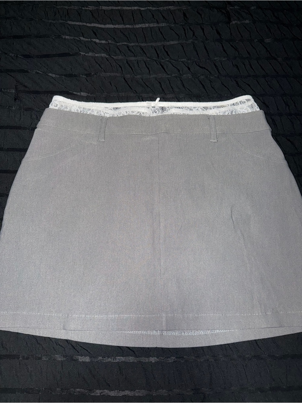 Classic Gray Women's Skirt - Clean A-Line Style